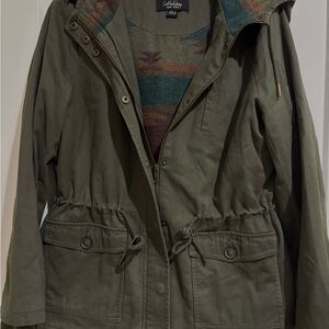 CoffeeShop New York Olive Green Utility Jacket – Women’s Large